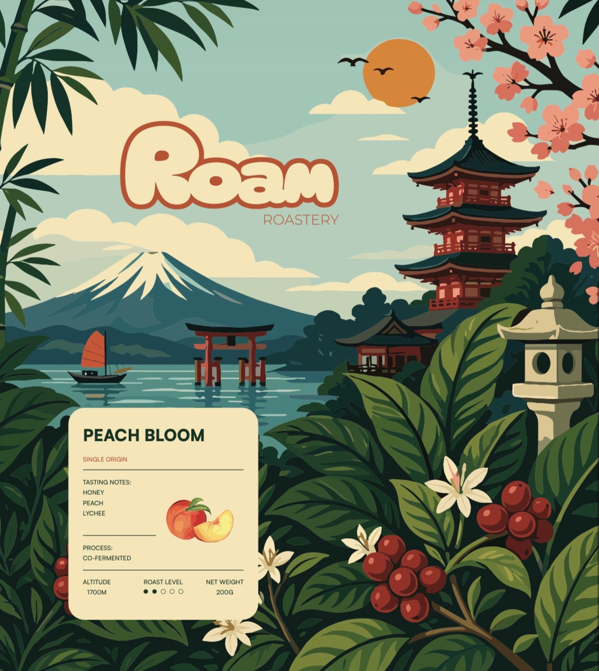 Roam | Peach bloom